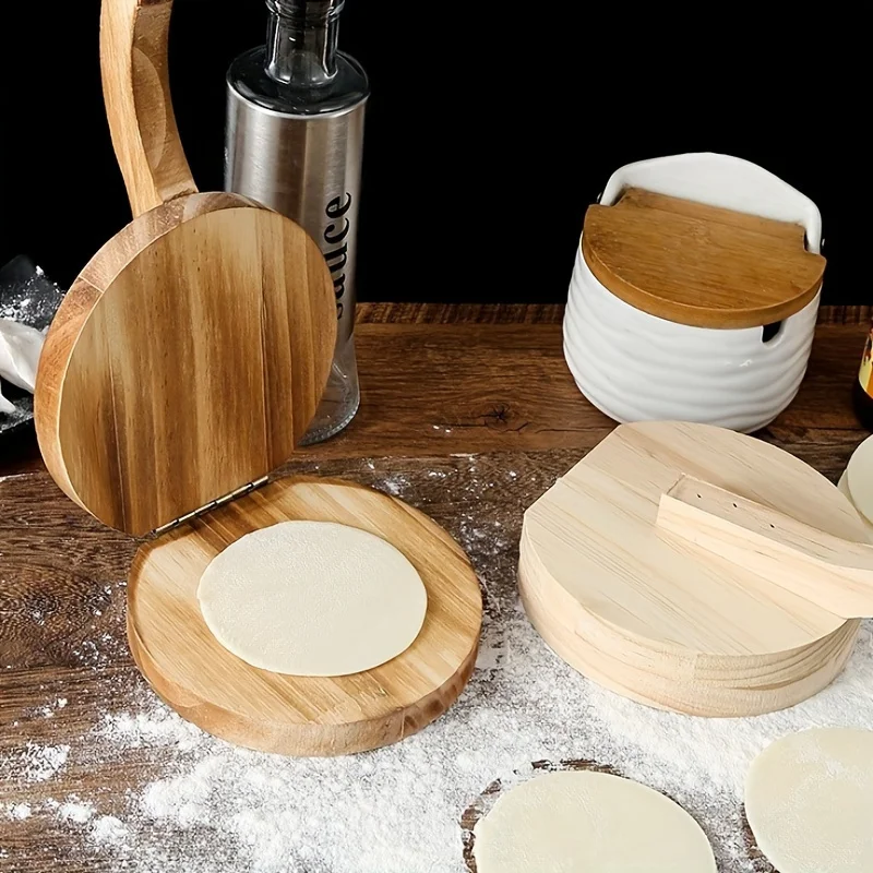 Kitchen Roller Baking - 1 Stück manuelle Teigrolle aus Holz,