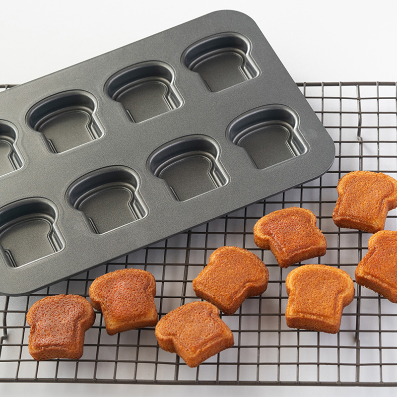8-Hohlraum-Toastbrot-Muster, K – Baking Kitchen Set Bewertung und Preis