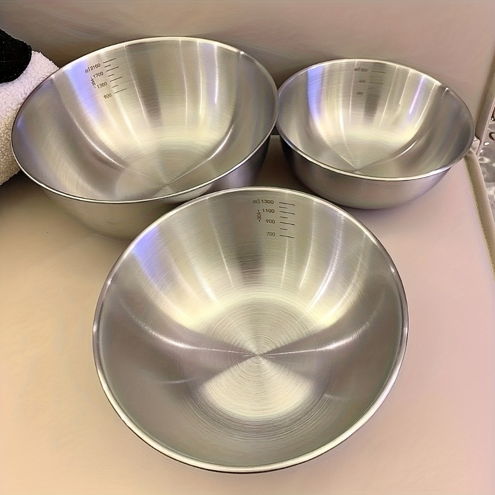 Edelstahl-Rührschüsseln, 3-tei – Baking Kitchen Set Bewertung und Preis