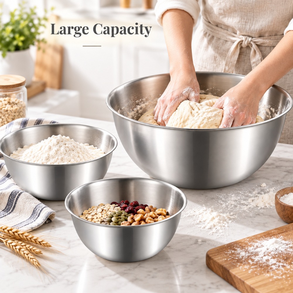 Edelstahl-Rührschüsseln, 3-tei – Baking Kitchen Set Bewertung und Preis